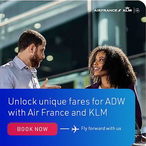 UnIock unique fares for ADW with Air France and KLM
