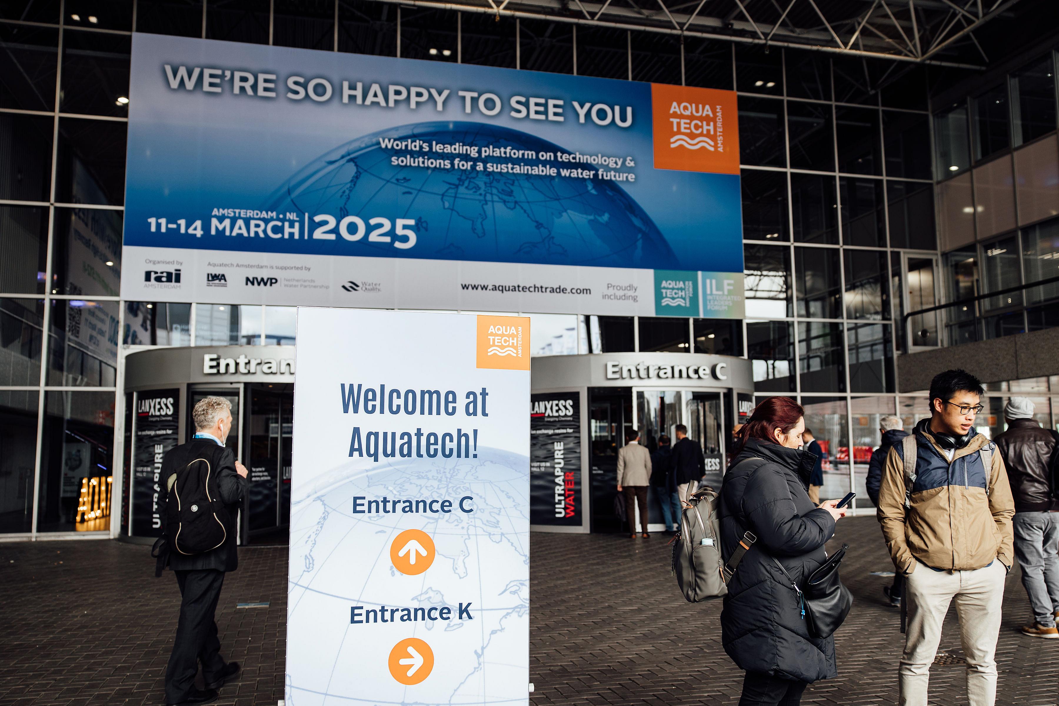 Aquatech amsterdam 2025 entrance c