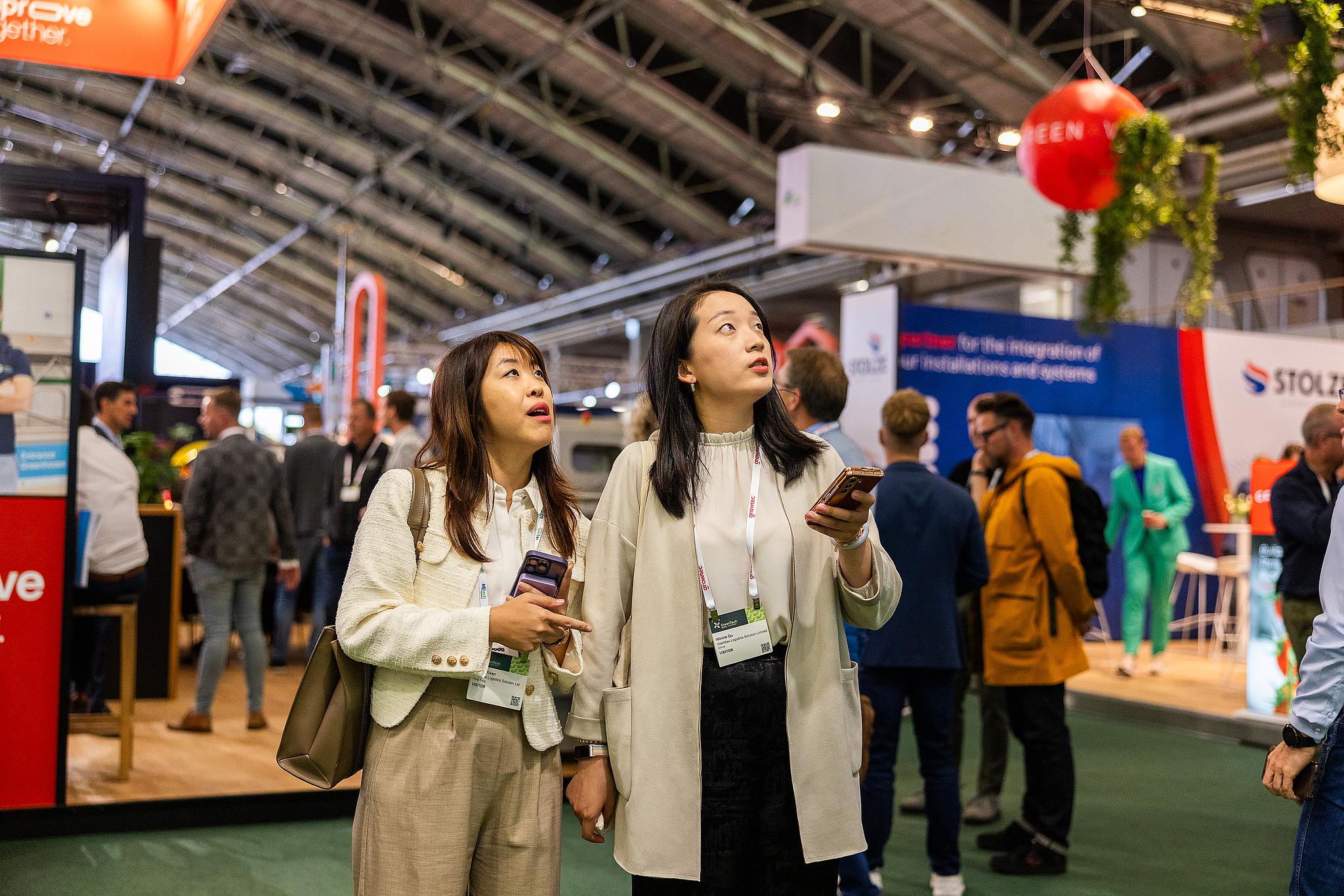 Visitors walking at GreenTech 2024
