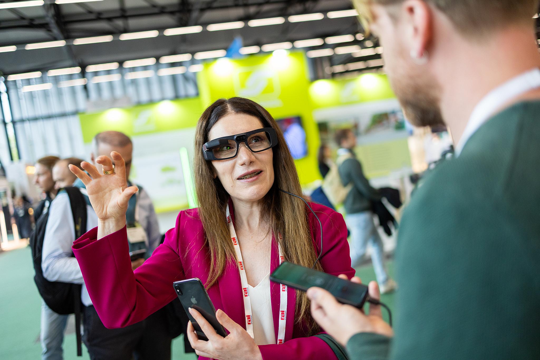Visitor at Greentech