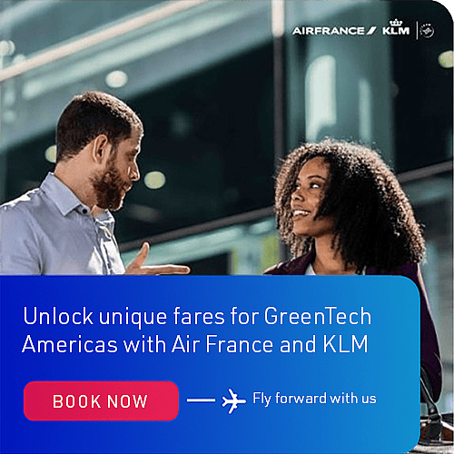 UnIock unique fares for GreenTech Americas with Air France and KLM