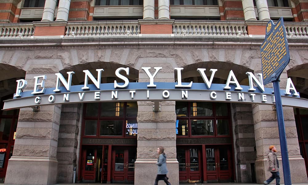 Pennsylvania Convention Centre entrance