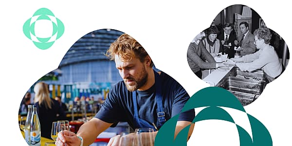 Horecava bruisfiguren met foto's