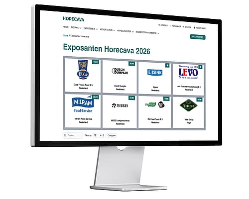 Logovermelding Horecava website