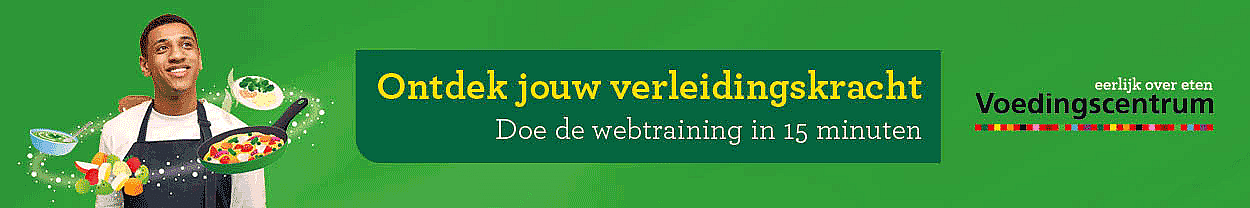 Webtraining Voedingscentrum: ontdek jouw verleidingskracht