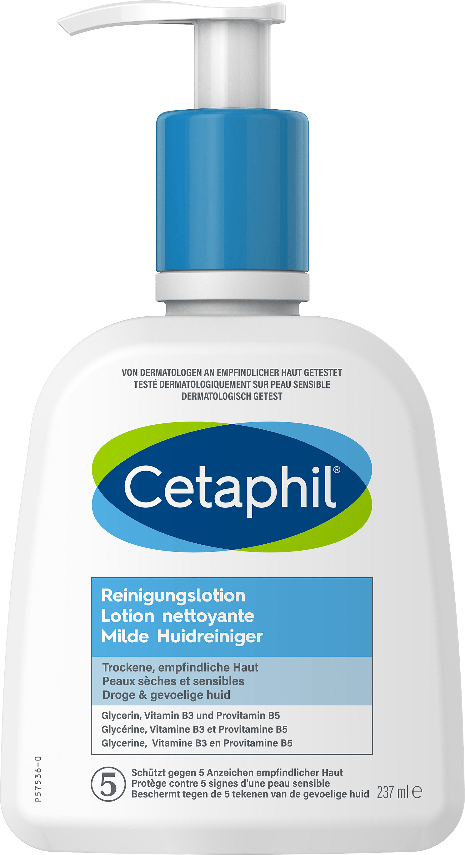 Cetaphil Milde Huidreiniger 237ML Packshot