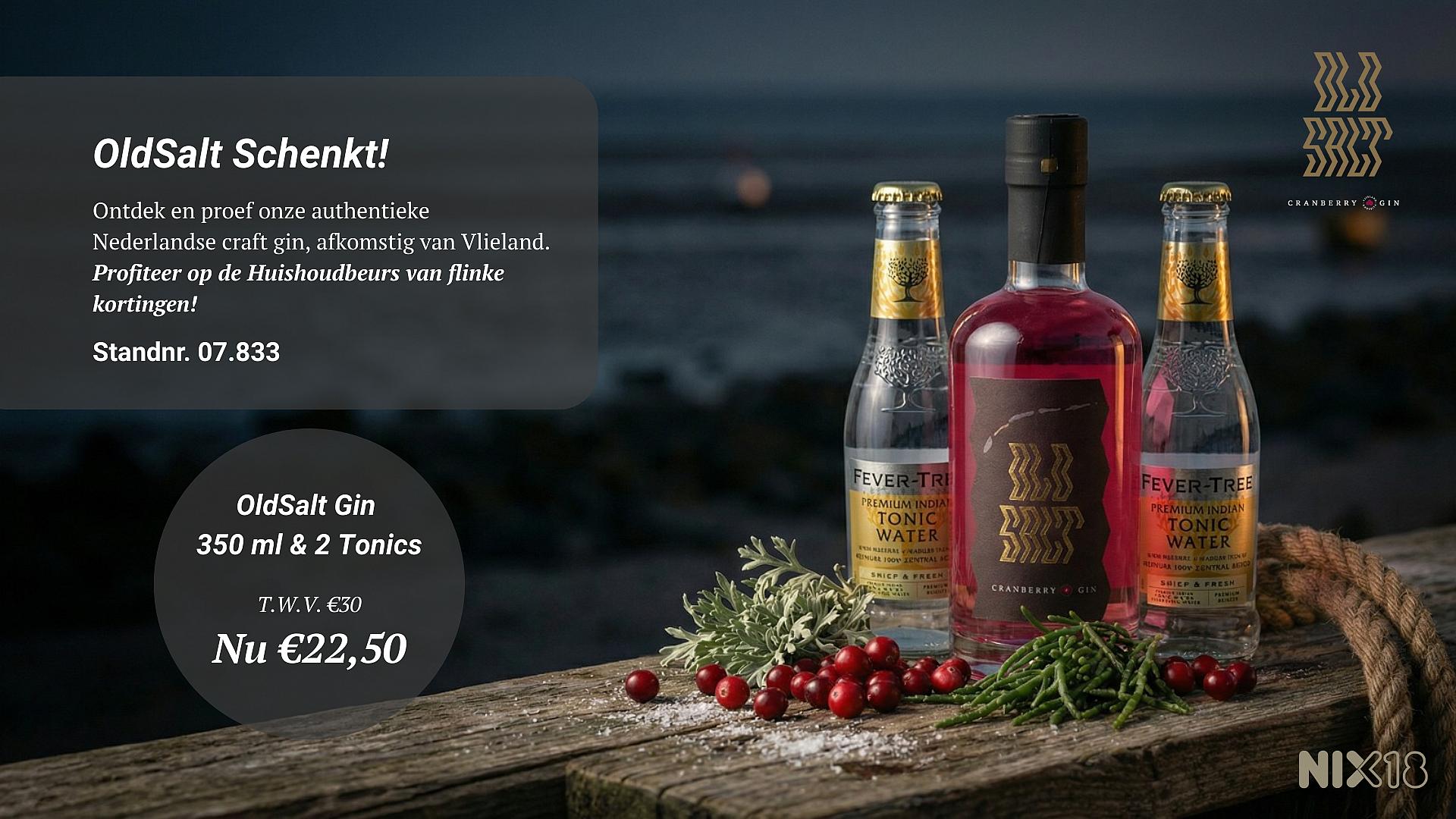 Event Deal Huishoudbeurs OldSalt Gin