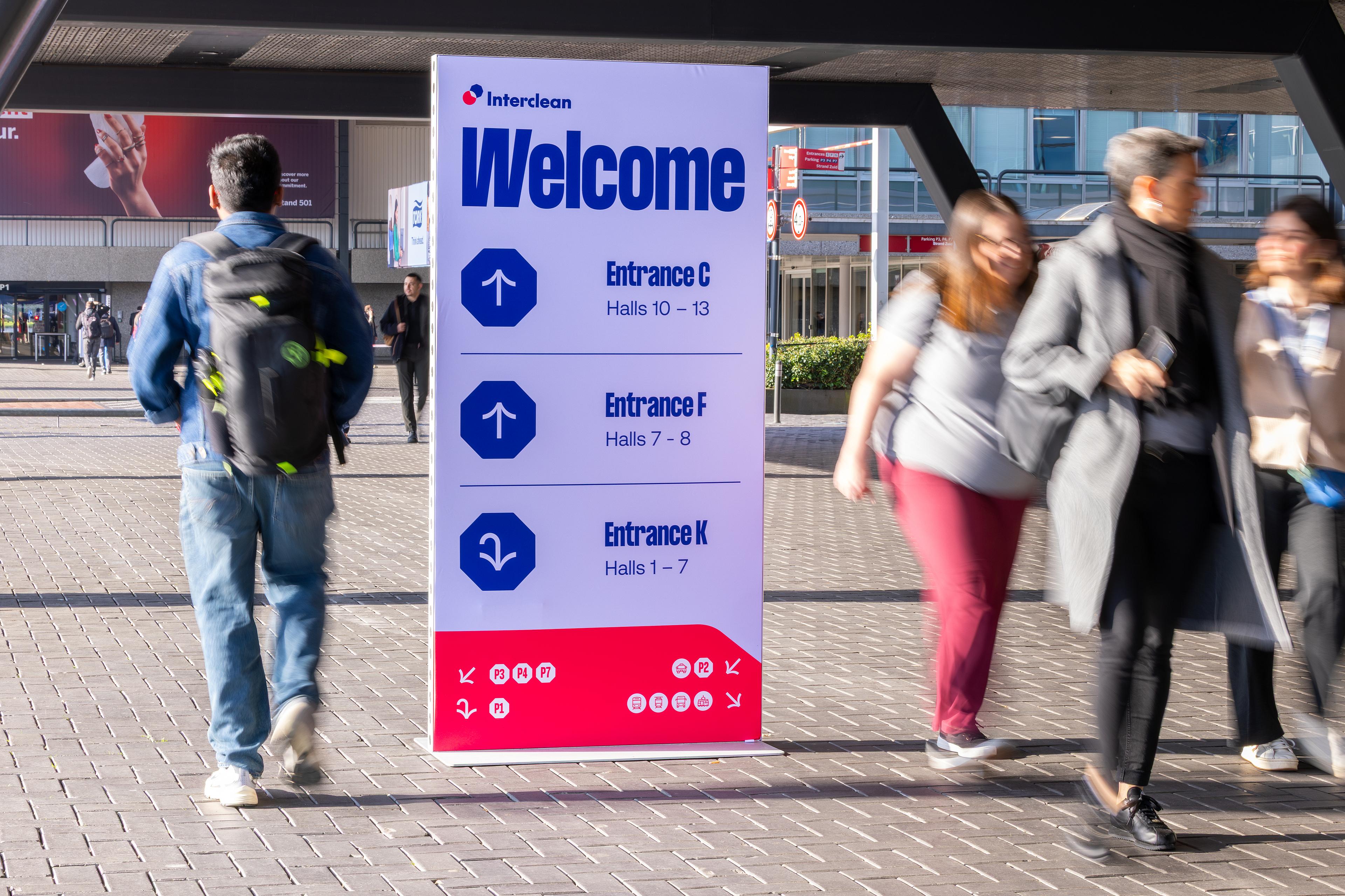 Interclean Amsterdam 2026 welcome outside