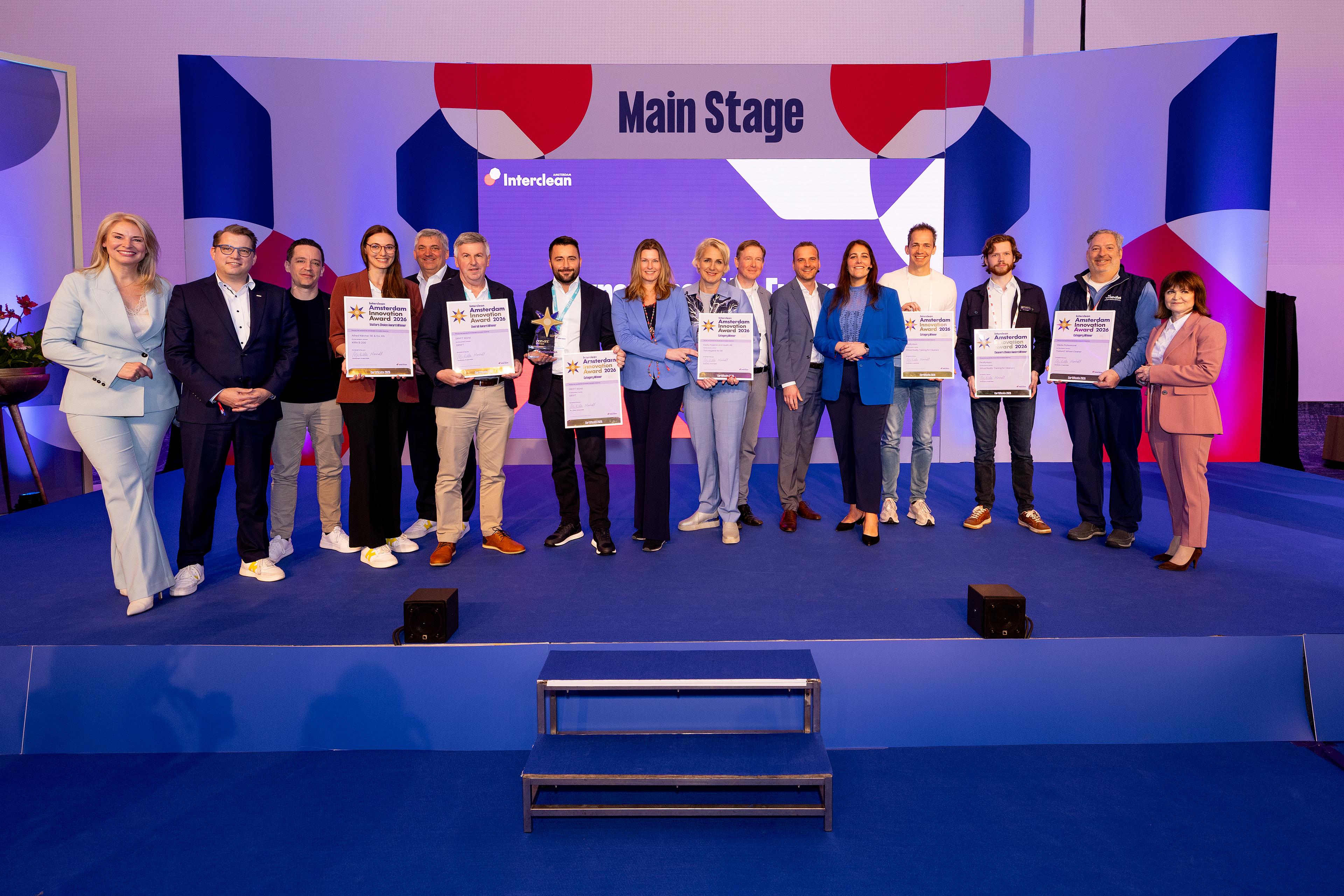 Interclean Amsterdam Innovation Awards alle winners