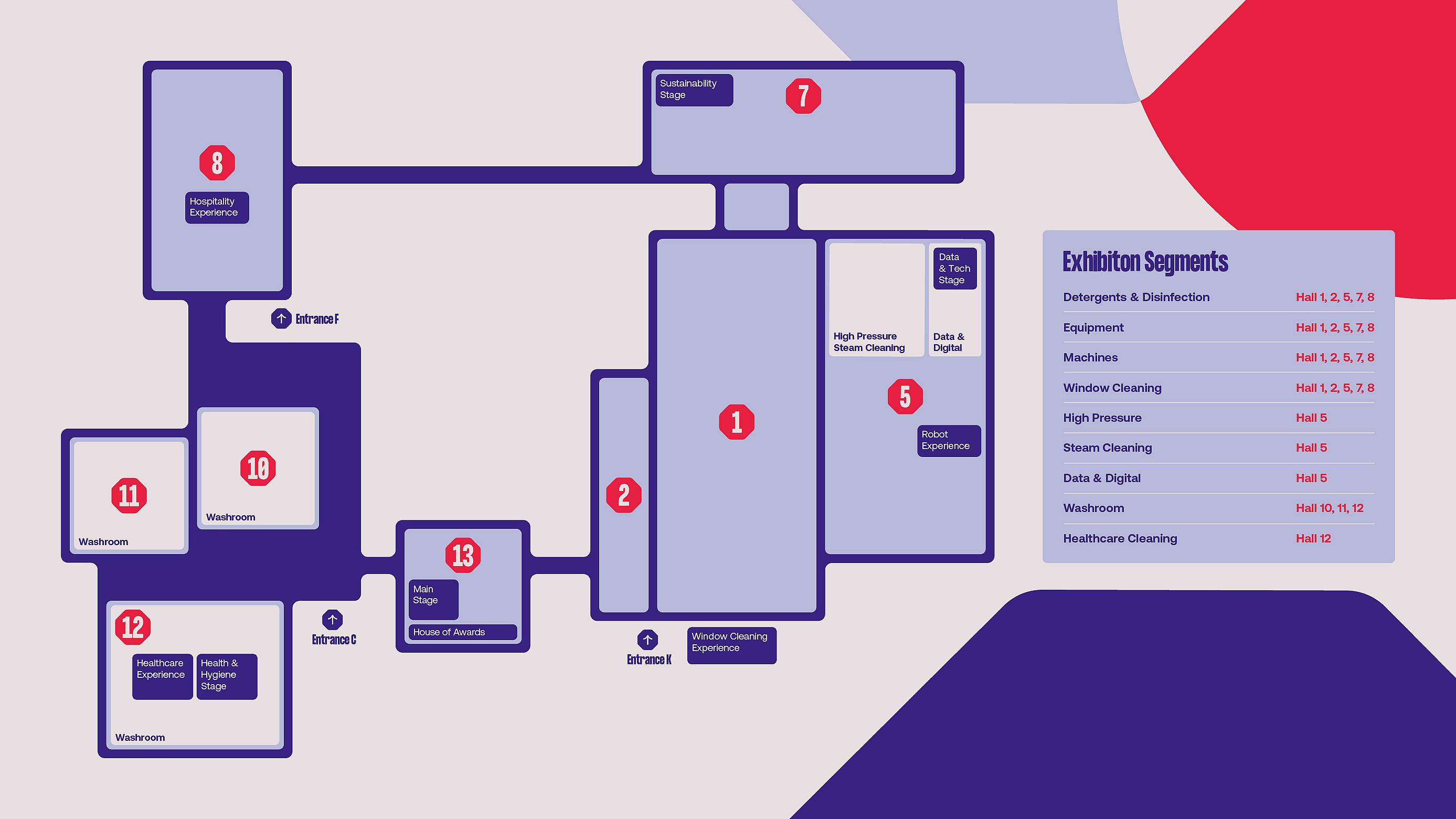 Interclean - Plattegrond 2026 - Legenda Rechts - 20251016