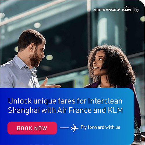 Unlock unique fares for Interclean Amsterdam with Air France and KLM