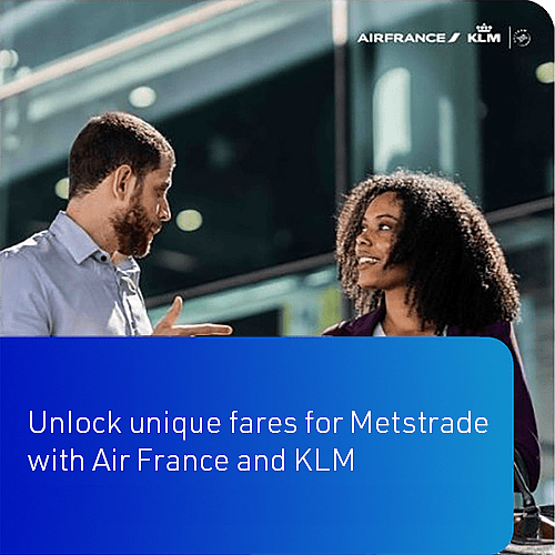 Unlock unique fares for Metstrade with Air France and KLM