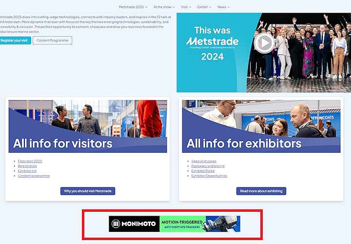 Homepage banner METS