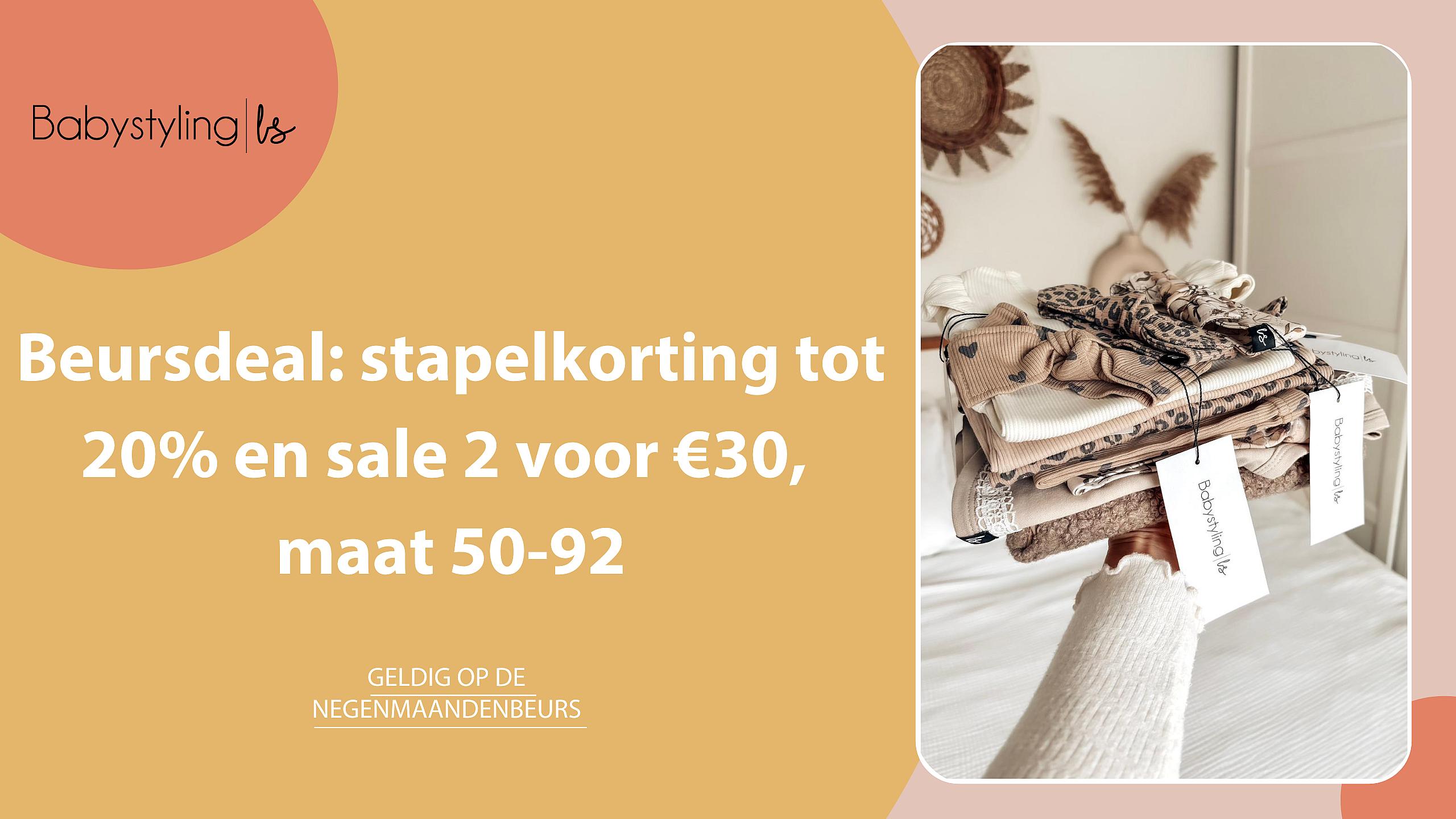 beursaanbiedingen babystyling