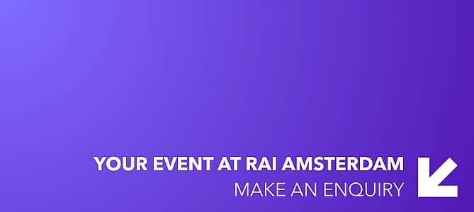 Image with link to make an event enquiry at RAI Amsterdam