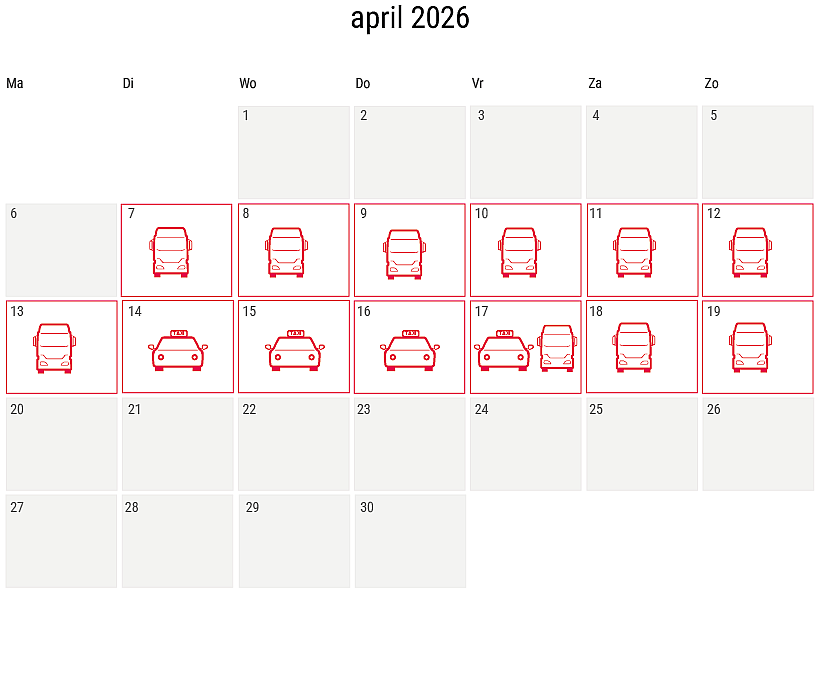 Verwachte drukte op en rondom de RAI in april