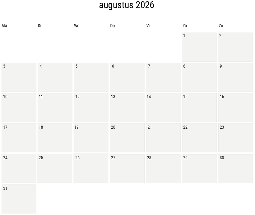 Verwachte drukte op en rondom de RAI in augustus