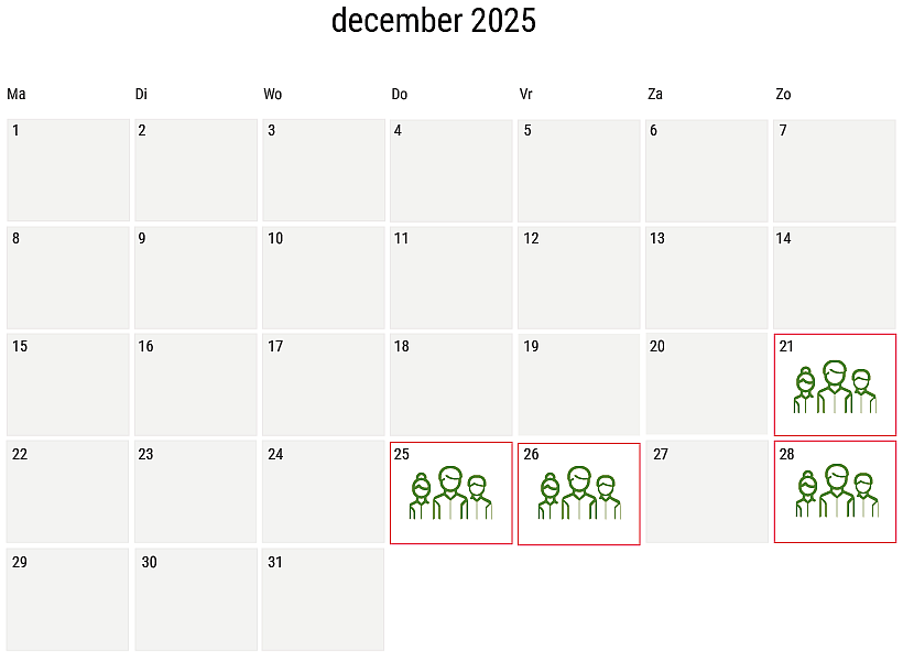 Verwachte drukte op en rondom de RAI in december