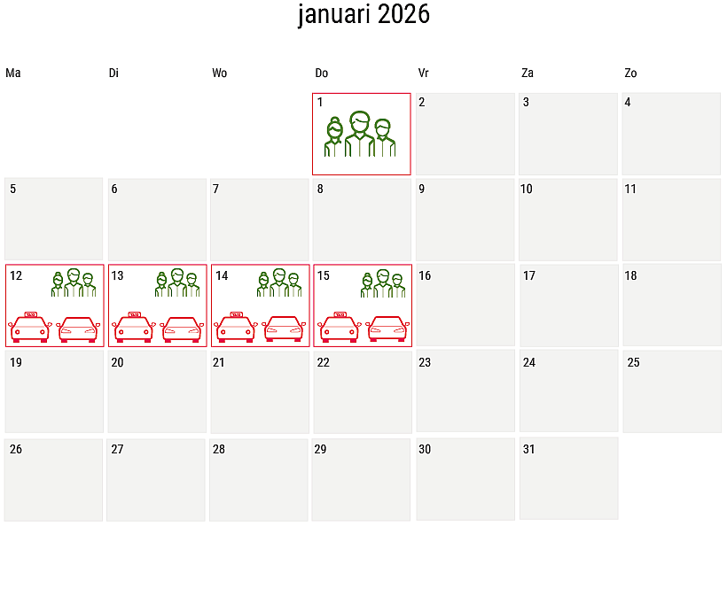 Verwachte drukte op en rondom de RAI in januari