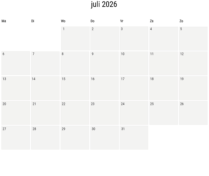 Verwachte drukte op en rondom de RAI in juli