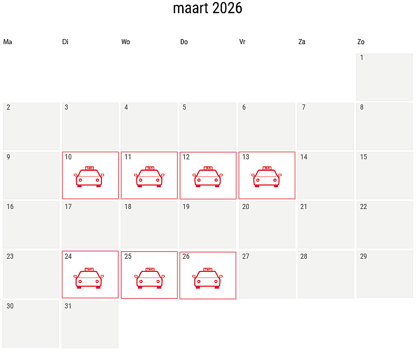 Verwachte drukte op en rondom de RAI in maart
