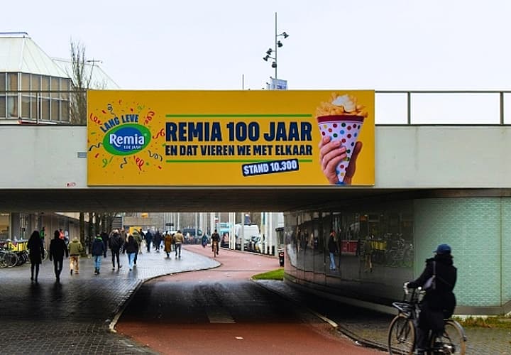 Brug banner beide kanten