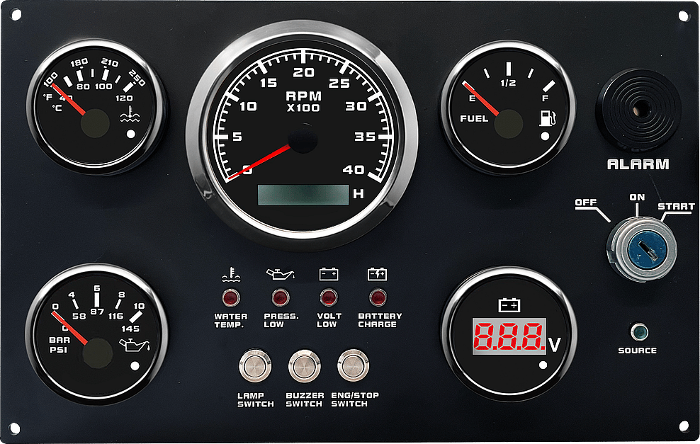 Metstrade | I GAUGE TECHNOLOGY CO., LTD - 5 Gauge Set Instrument Panel ...